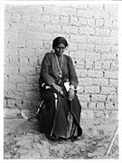 Blind daughter of the great Navajo Chief Manuelito, 1901 (CHS-3235)