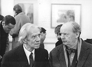 Bundesarchiv Bild 183-E0324-0047-004, Berlin, Otto Nagel-Ausstellung, Scharoun