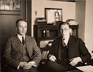 C. H. Best and F. G. Banting ca. 1924 Insulin P10103 0001