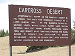 Carcross Desert Sign