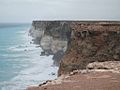 Cliff overlooking sea - Great Australian Bight Commonwealth Marine Reserve