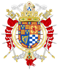 Coat of Arms of the 19th Duke of Alba Order of Isabella the Catholic).svg