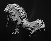 Comet 67P/Churyumov–Gerasimenko orbited by Rosetta