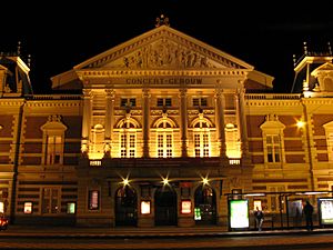 Concertgebouw Amsterdam Night View
