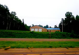 Town hall and fire department
