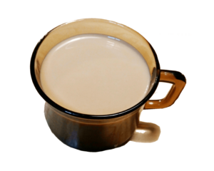 Cup of milk coffee