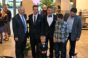 Dan Savage marriage at City Hall with Mike McGinn