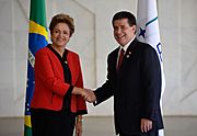 Dilma Rousseff e Horacio Cartes