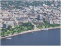 Downtown LaCrosse aerial