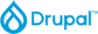 Drupal Logo with wordmark.svg