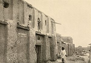 FROBENIUS(1911) Tafel26 Timbuktu, das Haus in dem Heinrich Barth wohnte, vor dem Einsturz