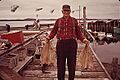 Fisherman at Malloch Beach, Campobello Island, New Brunswick, Canada, 1973