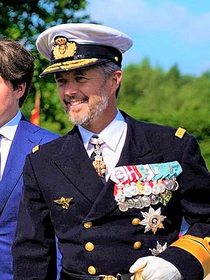 Frederik, Crown Prince of Denmark in 2021