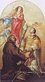 Giovanni Domenico Tiepolo La Vierge en gloire avec saint Laurent et saint François de Paule