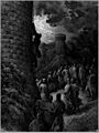 Gustave dore crusades bohemond alone mounts the rampart of antioch