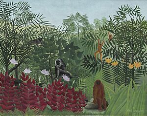 Henri Rousseau, Tropical Forest with Monkeys, 1910, NGA 61253