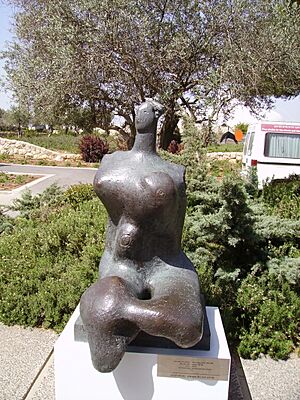 Henry Moore-A Woman-Israel Museum