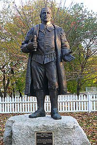 Henry Whitfield Statue