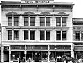 Hotel metropole 1908, East elevation new building
