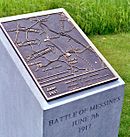Irish Peace Park, Messines 1917 Battle plaque