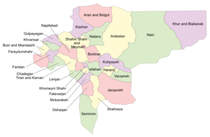 Isfahan counties