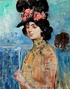 Jacek Malczewski - Portret Zofii Atteslander 1908