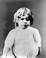 Jackie as a child, undated