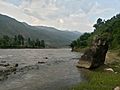 Jehlum River Muzaffarabad best view