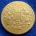 Jenny Lind Token ND about 1850 USA, reverse