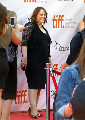Jocelyn Moorhouse at the premiere of 2015 film, The Dressmaker, at the 2015 Toronto International Film Festival, September 2015