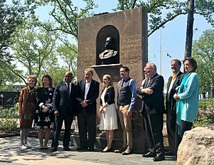 John Wolfe Ambrose Statue Rededication Ceremony--May 15, 2018
