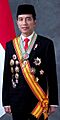 Joko Widodo with with presidential decorations (2nd period)