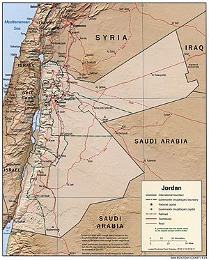 Jordan 2004 CIA map