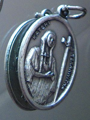 Kateri Tekakwitha devotional medal