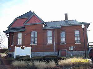 Laurel Railroad Station West Side Dec 08