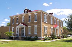 The McMullen County Courthouse in Tilden