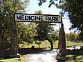 Medicine Park, Okla. Archway Sign