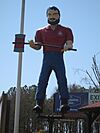 Muffler man in Rocky Mount, North Carolina 001