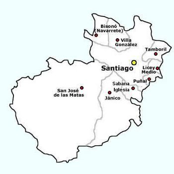 Municipalities of Santiago Province