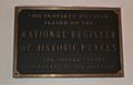 National Register of Historic Places plaque - St Peter the Apostle Church, Baltimore