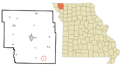 Location of Guilford, Missouri