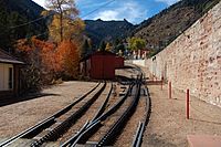 Pikes-Peak-Cog-Railway Manitou-Springs Yard 2012-10-21