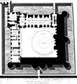Plan of the Louvre with the modifications by Lescot - Berty 1868 after p168 – Gallica 2013 (adjusted)