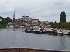 Port fluvial d'Auxerre en 2006