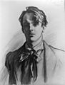 Portrait drawing of WB Yeats by JS Sargent