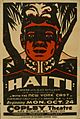 Poster for W. E. B. Du Bois's Haiti 1938