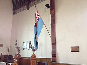 RAF Ensign in St Andrew's Church, Andreas