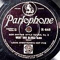 Record Label Parlophone, UK, West End Blues