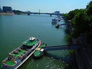 Rhine River at Cologne, Germany