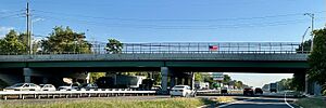 River Road Bridge over Interstate 287, southbound, Piscataway, NJ - 2024